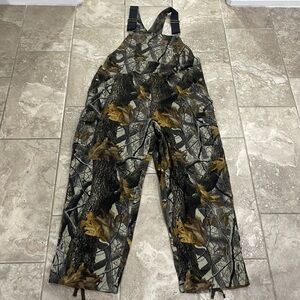 Men's Woolrich Realtree Hardwood Camouflage Bid‎ Hunting Overalls Size 2XL